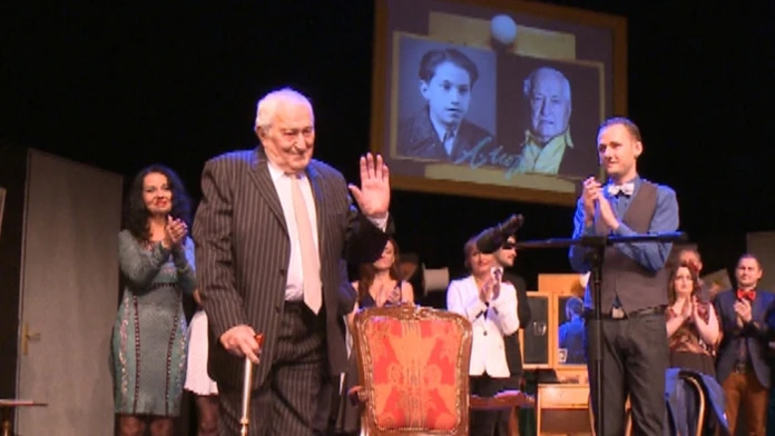 Jubilant Andrej Mojžiš.