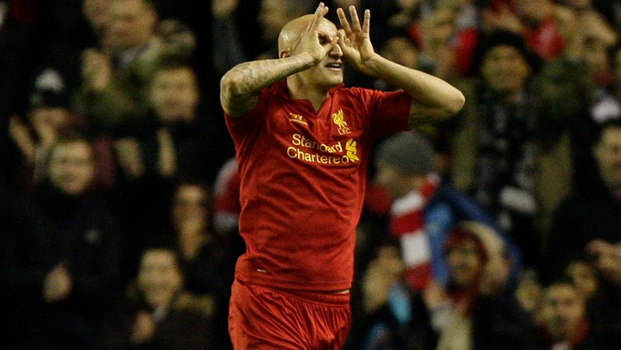 Jonjo Shelvey na archívnej snímke.