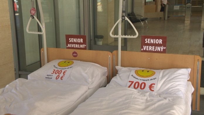 Rozdiel medzi seniormi v nemocniciach