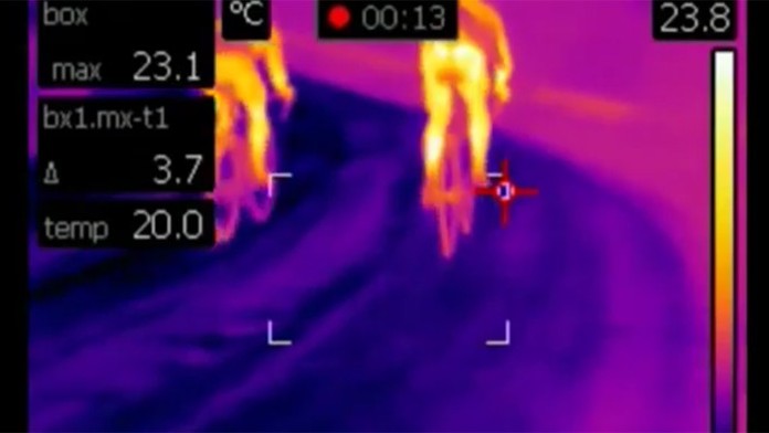 Nasnímané motorčeky v bicykloch.