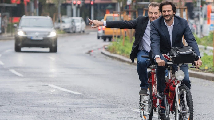 Minister vnútra Robert Kaliňák a šéf tlačového odboru Ivan Netík. 