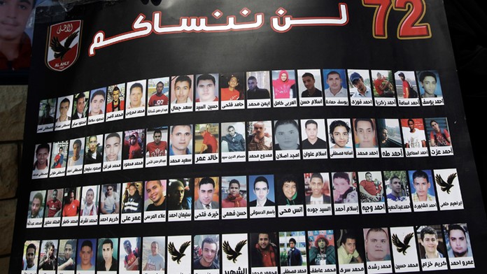 Obete násilností počas duelu v meste Port Saíd v roku 2012 