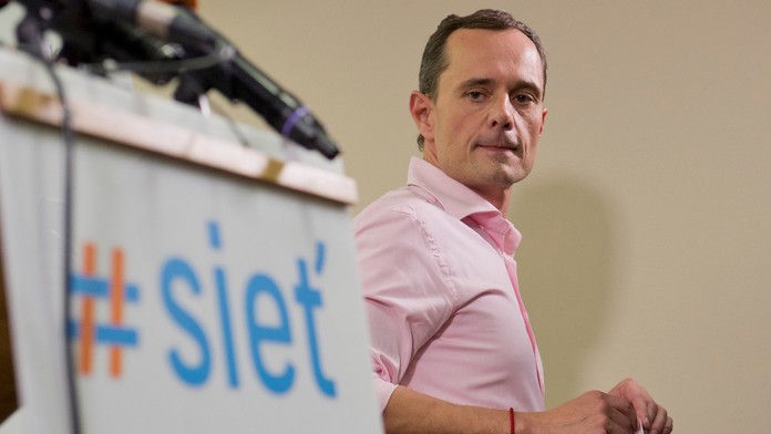 Predseda strany #Sieť Radoslav Procházka.