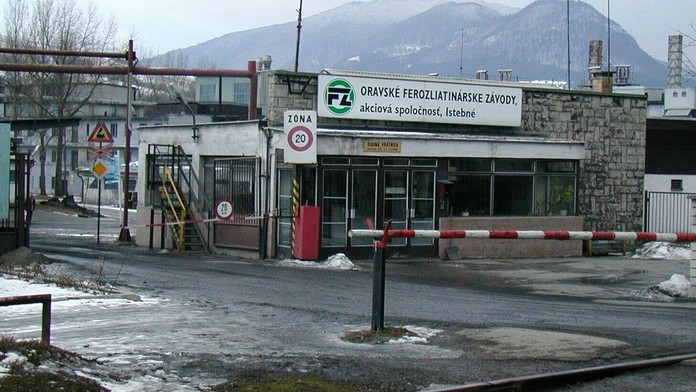 Na snímke z 5.februára 2007 Oravské ferozliatinárske závody, a.s.