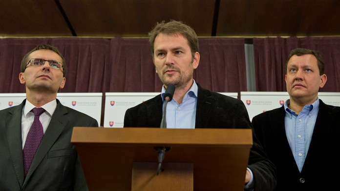 Ľubomír Galko, Daniel Lipšic, Igor Matovič 