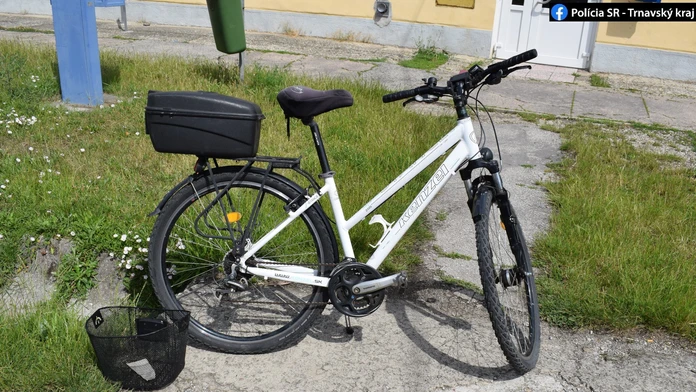 Záber bicykla