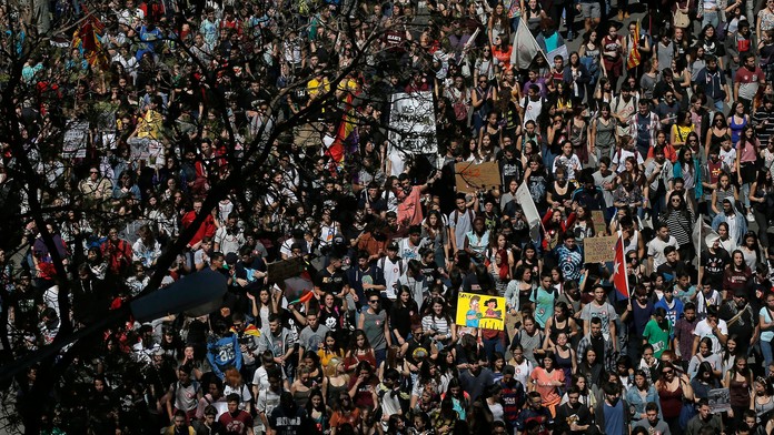 Študenti v Španielsku vyšli do ulíc