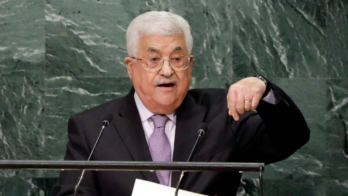 Palestínsky prezident Mahmúd Abbás.