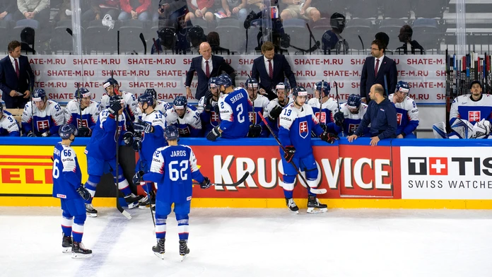 Striedačka slovenského tímu v zápase na MS 2018 proti Francúzsku.