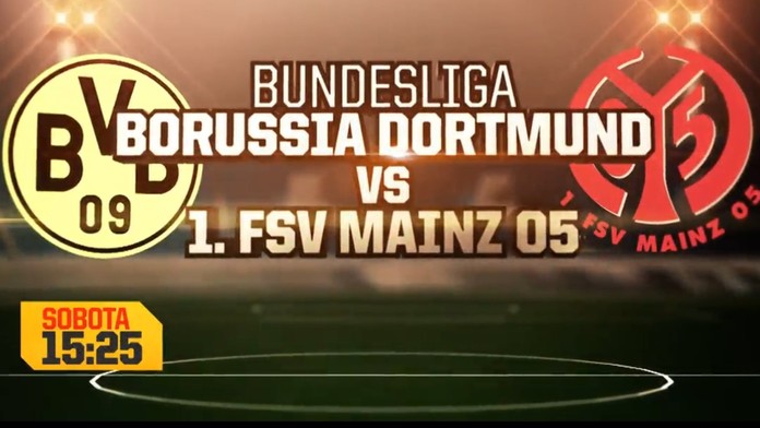 Dortmund vs. Mainz na Dajto.