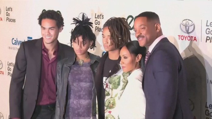 Will Smith s rodinou.