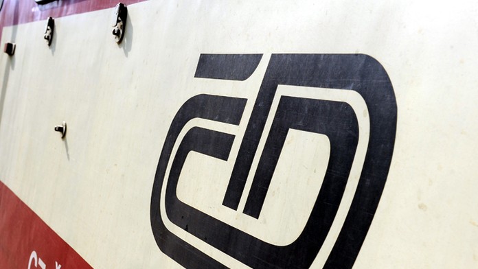 Logo České dráhy. 