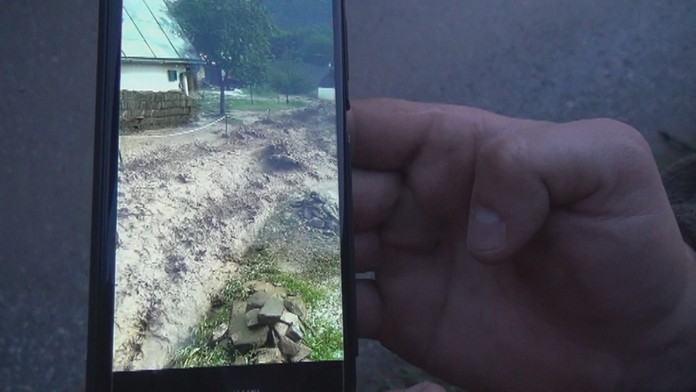 Nenápadný potok sa zmenil na divokú vodu.