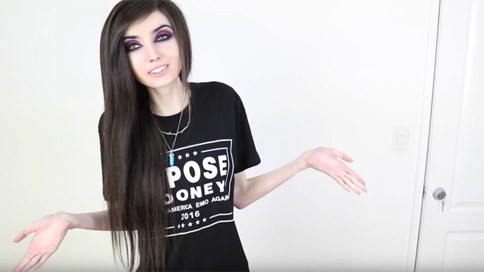 Eugenia Cooney na záberoch z jej vlogu.