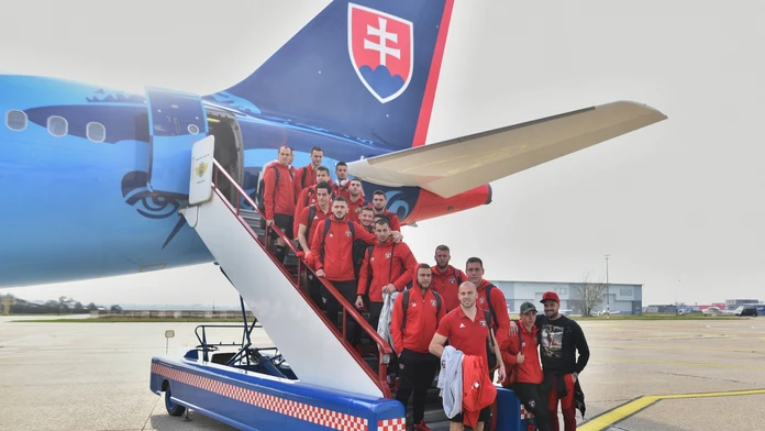 Hráči Trnavy pred odletom na zápas Európskej ligy na pôde Dinama Záhreb.