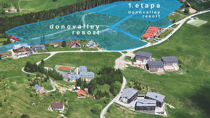 Vizualizácia projetku Donovalley Resort.