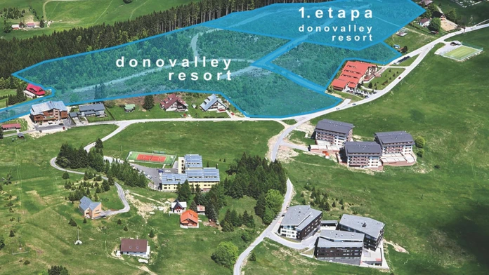 Vizualizácia projetku Donovalley Resort.