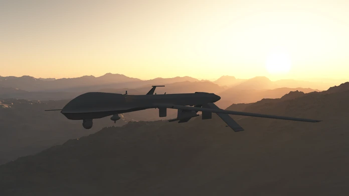 Dron typu MQ-9 Reaper.