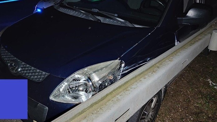 Auto z miesta nehody.