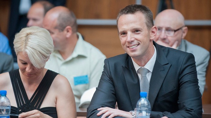 Richard Lintner na kongrese SZĽH.