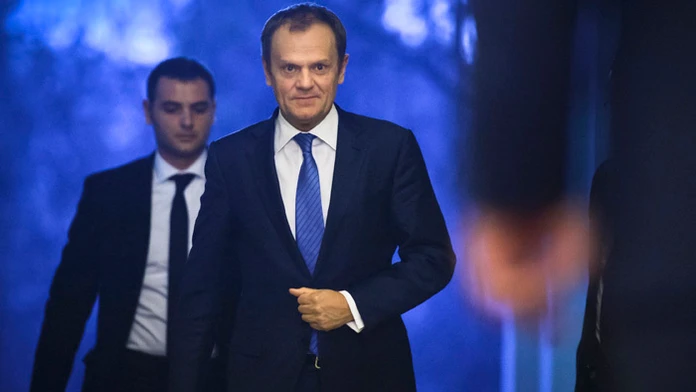 Predseda Európskej rady Donald Tusk.