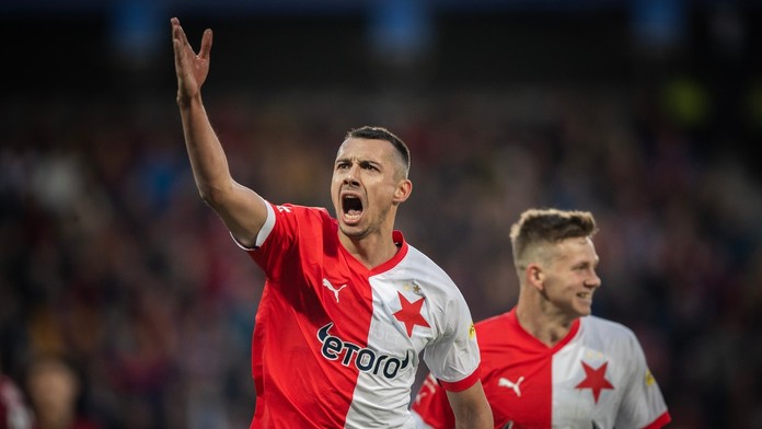 Schranz potvrdil formu ako hrom. Dvoma gólmi nasmeroval Slaviu k postupu v Európskej lige