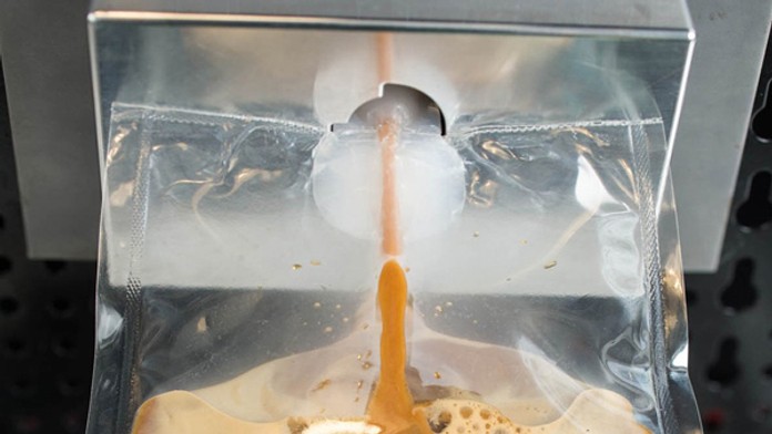 Prototyp kávovaru "ISSpresso".