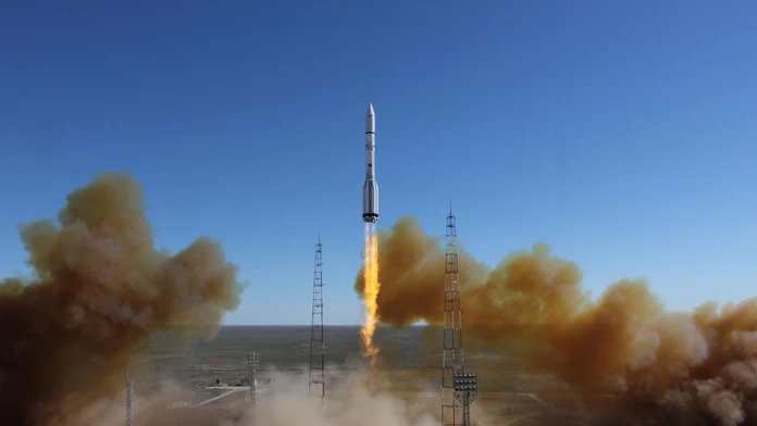 Štart ruskej rakety do vesmíru