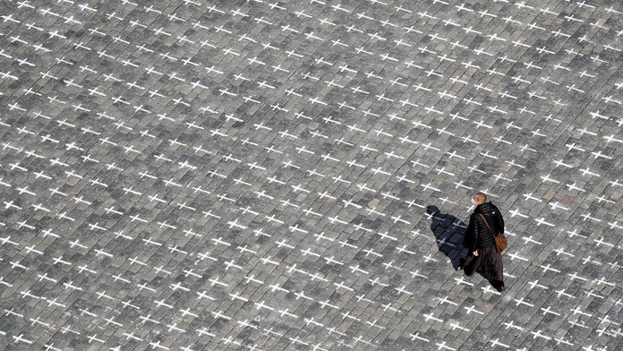 Spomienka na obete covidu v Prahe