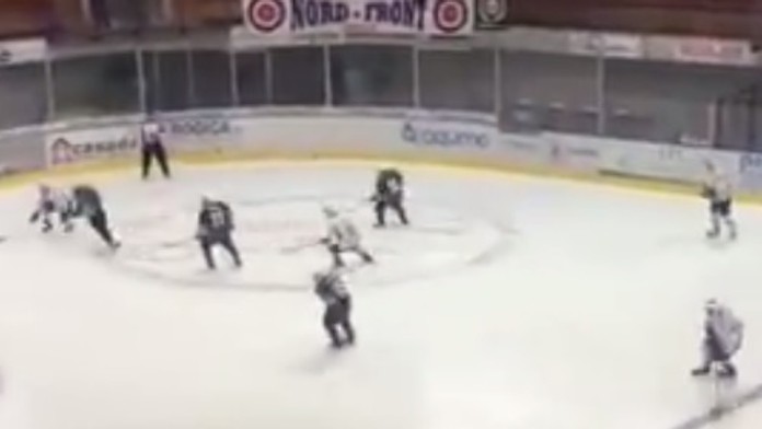 Prípravný zápas tímov Ambri Piotta a Ticino Rockets.