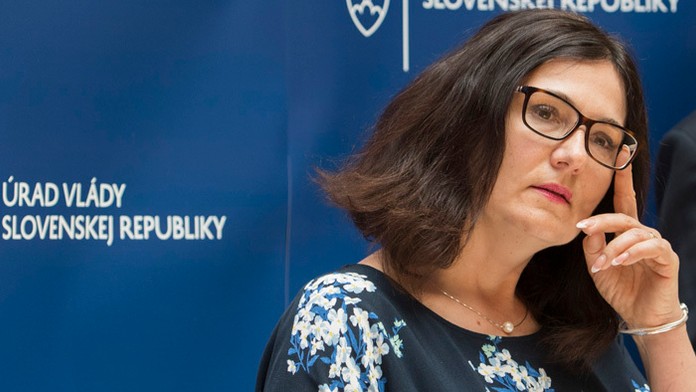 Ministerka školstva, vedy, výskumu a športu Martina Lubyová.