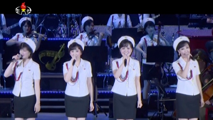 Ženský súbor Moranbong Band.