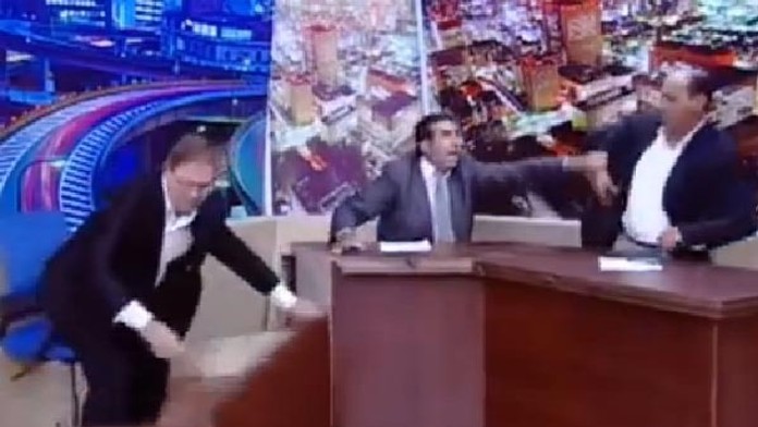 Politická diskusná relácia jordánskej televízie skončila fyzickou potýčkou