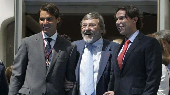 Nadal a jeho dvojník José Manuel Ramiro