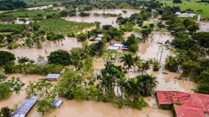 Záplavy v Dominikánskej republike.
