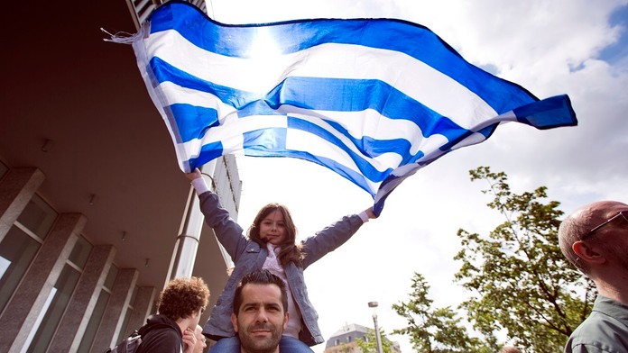 Gréci demonštrovali.