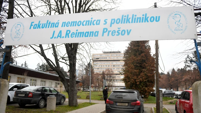 Na snímke Fakultná nemocnica s poliklinikou (FNsP) J. A. Reimana v Prešove