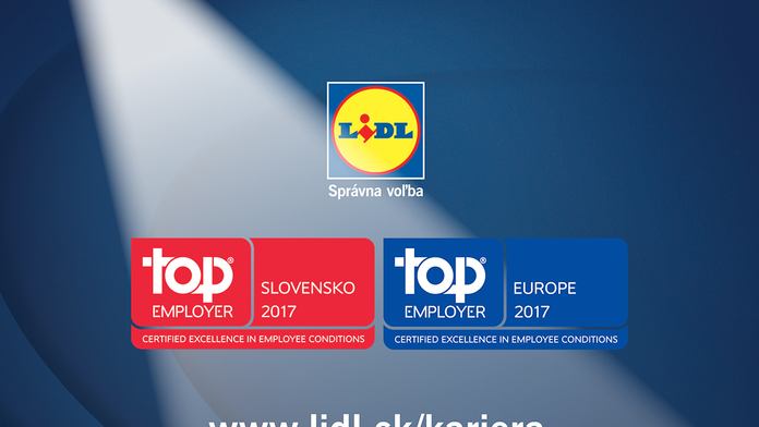Lidl získal ocenenie Top Employer