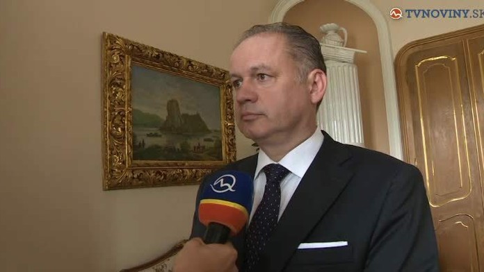 Andrej Kiska o lietadle