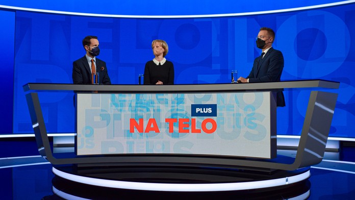 Peter Sabaka a Elena Prokopová v Na telo plus.