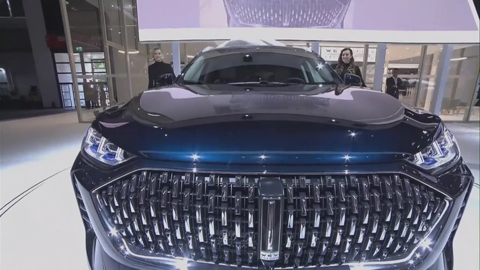 Autosalón v Mníchove.