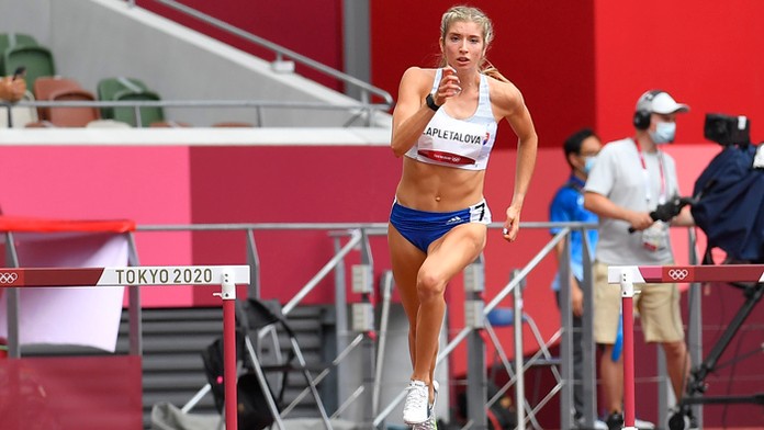 Ema  Zapletalová na OH v Tokiu.