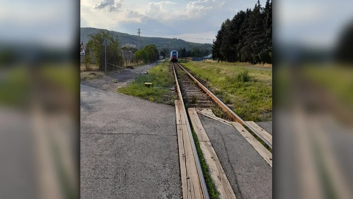 Záber železničnej trate
