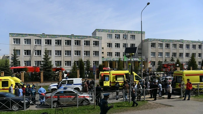 Streľba na škole v ruskom Kazani