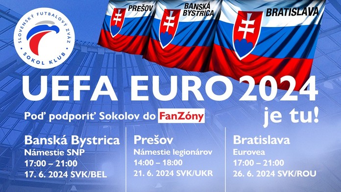 Príďte podporiť Slovensko do fanzóny v Bratislave a získajte hodnotné ceny