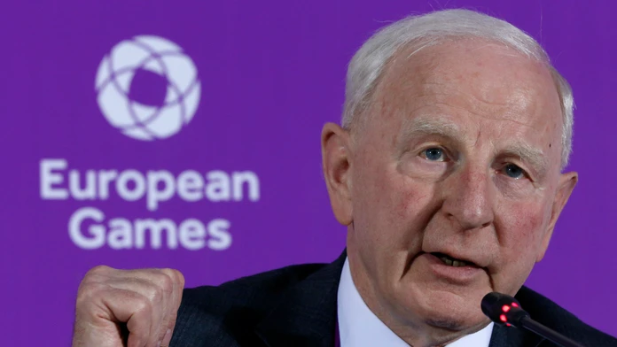Patrick Hickey, šéf Európskych olympijských výborov. 