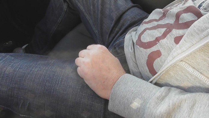 Juraj Loj na nakrúcaní seriálu Rex