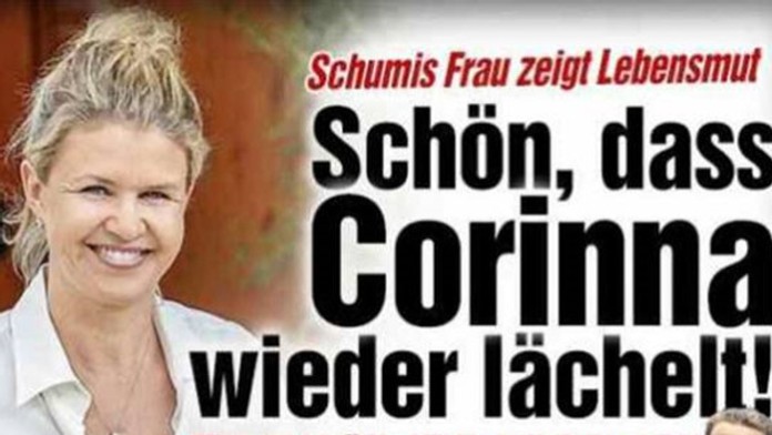 Schumacherova manželka Corinna sa opäť usmieva