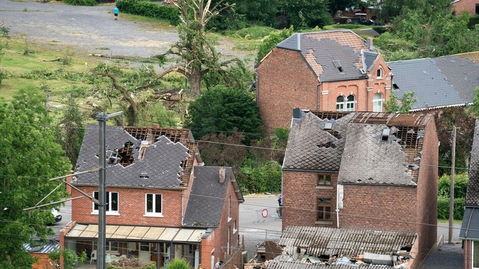 Tornádo v Belgicku