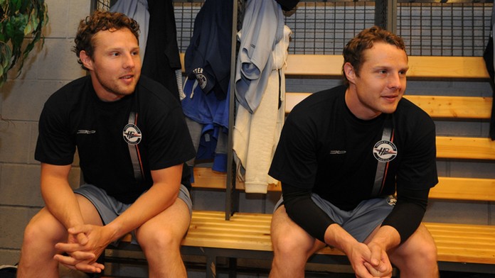 Na archívnej sníme zľava Robert a Richard Hunovci.